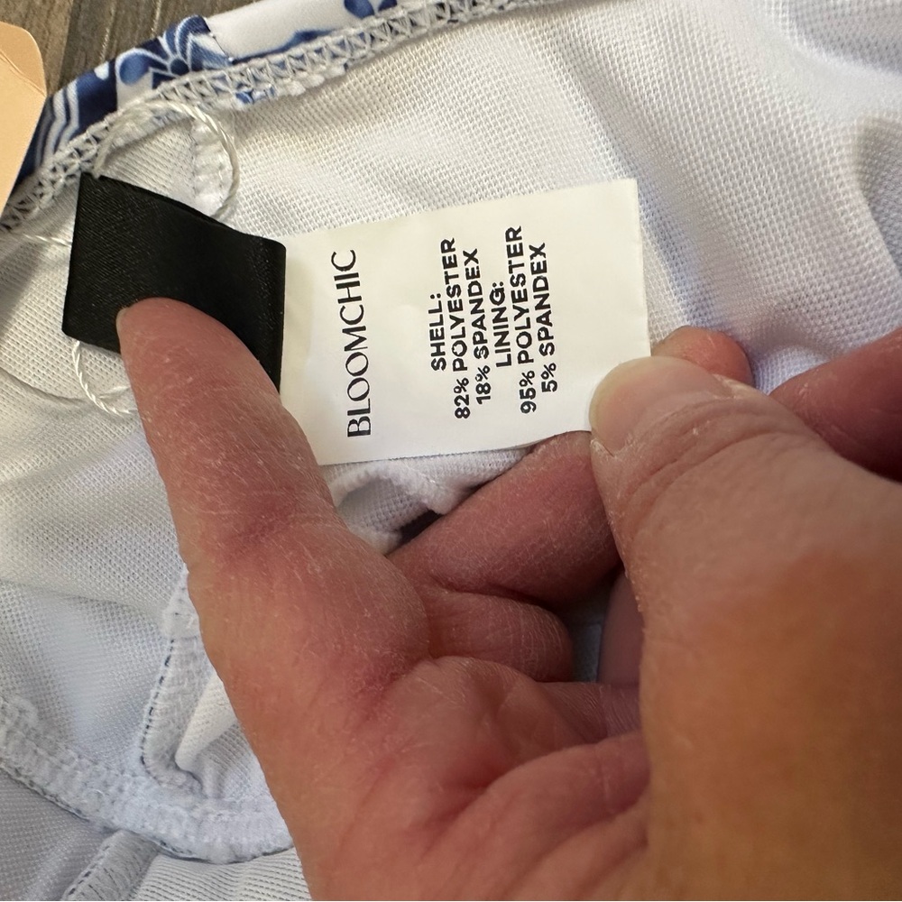 Bloomchic Mediterranean Tile Design Swimsuit - image 2